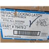 Image 3 : 6-Case (20 Each) Schlage Privacy Locking Latches - 6 X $