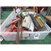 Image 1 : Bin w/Pipe Wrenches, Clamps, Asst. Tools and Hardware