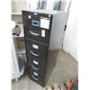 Image 1 : Black 4-Drawer File Cabinet