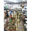 Image 1 : Brass Lamps 8, Asst. Shades