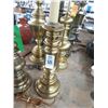 Image 2 : Brass Lamps 8, Asst. Shades