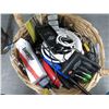 Image 2 : Basket w/Batteries/Cable/Electronics