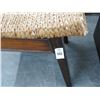 Image 2 : Wooden Bench w/Woven Top