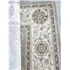 Image 2 : Tan/Black Floral Approx. 8 x 10 Sculpted Area Rug