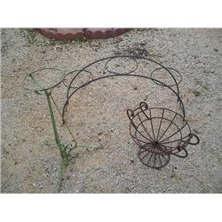 Three Metal Planters