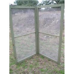 Pair of Hinged Screens