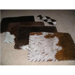 Cowhide Placemats and Coasters