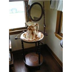 Pitcher and Bowl with Stand