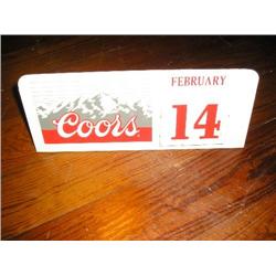 Coors Calendar