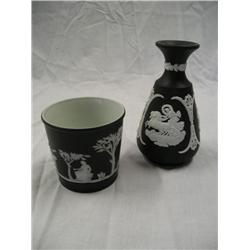 Wedgwood vase & cup