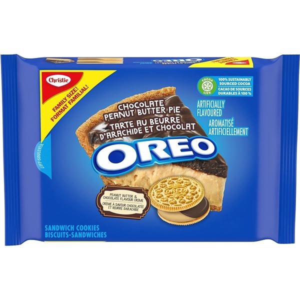 NEW 3 BAGS OF CHOCOLATE PEANUT BUTTER PIE OREO