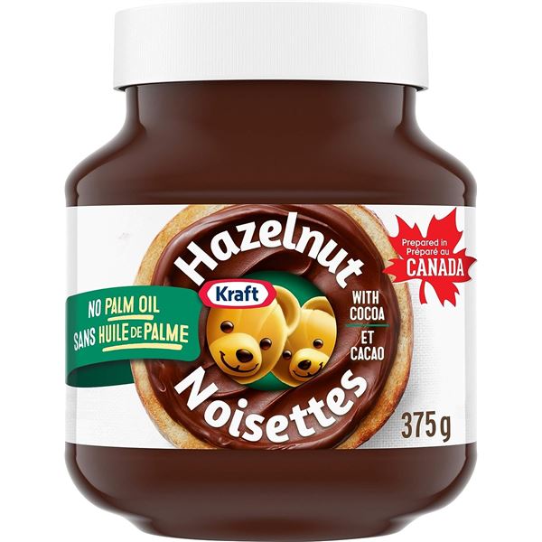 NEW CASE OF 6 KRAFT HAZELNUT WITH COCOA SPREAD