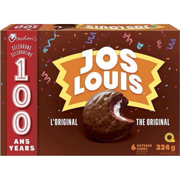 NEW 4 BOXES VACHON JOE LOUIS ORIGINAL 6 PACK -324G