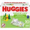 Image 1 : NEW CASE OF 10 BAGS OF HUGGIES NATURAL CARE