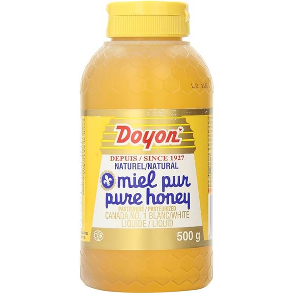 NEW 3 BOTTLES DOYON CANADIAN PURE NATURAL HONEY