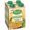 Image 1 : NEW PACIFIC FOODS 4 PACK OF ORGANIC CHICKEN BROTH