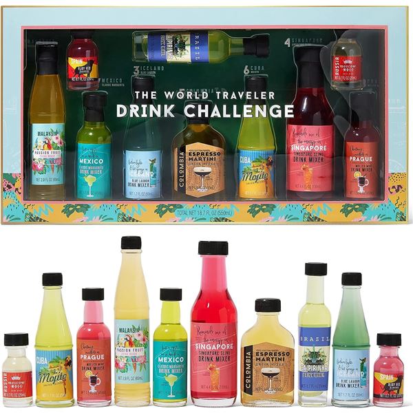 NEW THOUGHTFULLY COCKTAILS WORLD TRAVEL DRINK GIFT