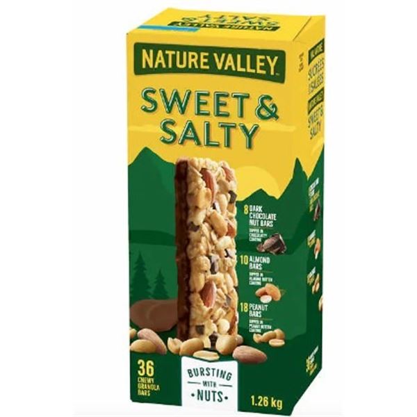 NEW CASE OF NATURE VALLEY SWEET & SALTY GRANOLA