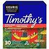 Image 1 : NEW BOX OF 30 TIMOTHY'S EXTRA DARK KEURIG COFFEE