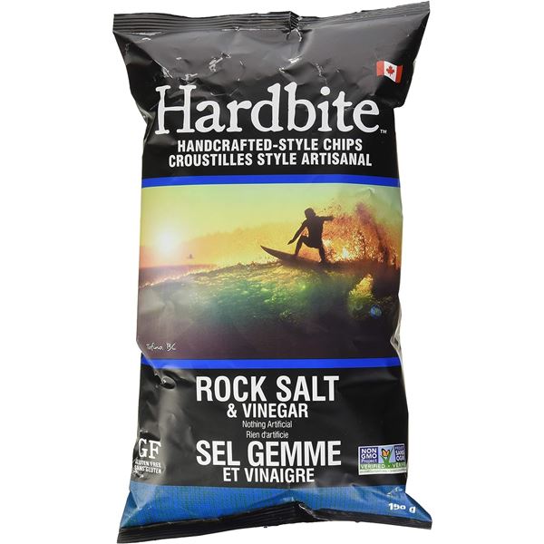 BOX OF 9 BAGS OF MIXED CHIPS - 4 HARDBITE ROCK