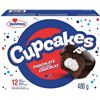 Image 1 : NEW BOX OF 12 HOSTESS CUPCAKES - CHOCOLATE 480G