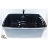 Image 1 : NEW BLACK AND CLEAR TOP CAT LITTER BOX WITH SCOOP