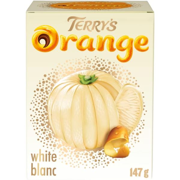 NEW TERRYS ORANGE WHITE CHOCOLATE 147G