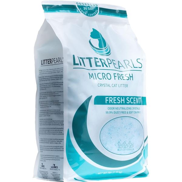 NEW 7LBS BAG OF LITTER PEARLS MICROFRESH CRYSTAL