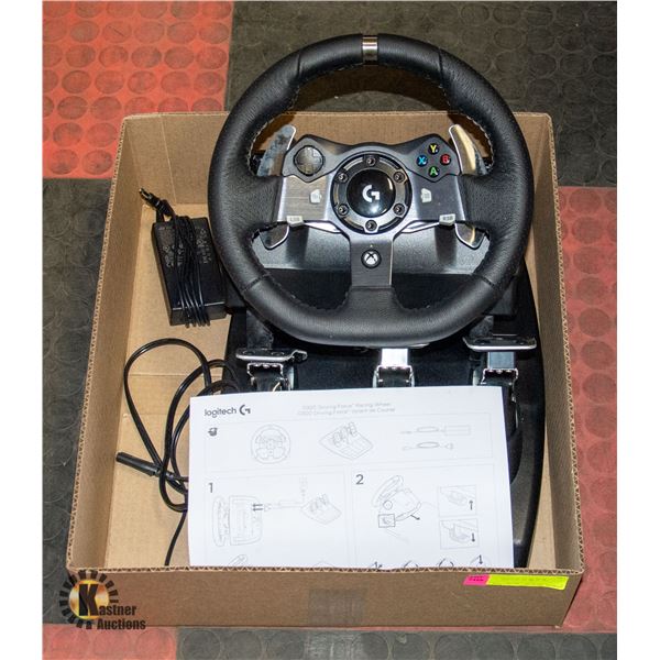 LOGITECH G920 DRIVING FORCE RACING WHEEL AND PEDAL