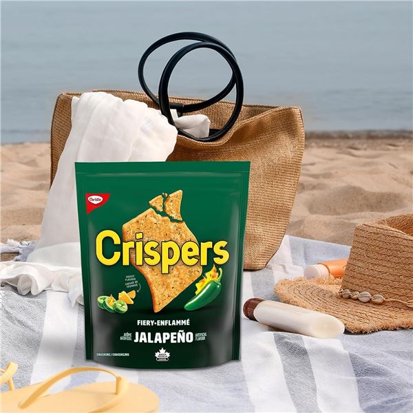 3 NEW BAGS OF CRISPERS JALAPENO FLAVOUR 145G PER