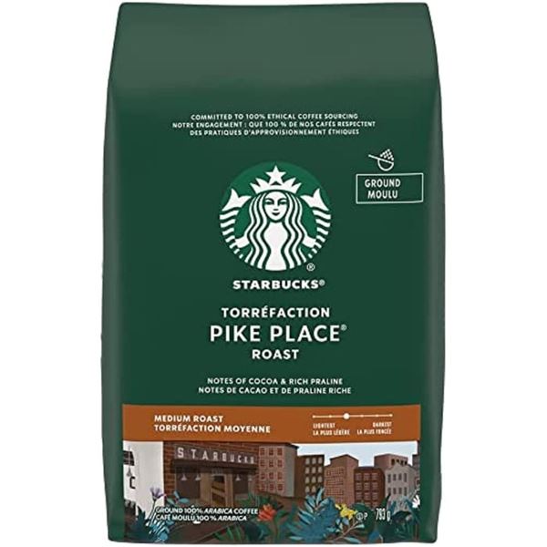 NEW 793G BAG OF STARBUCKS PIKE PLACE MEDIUM ROAST