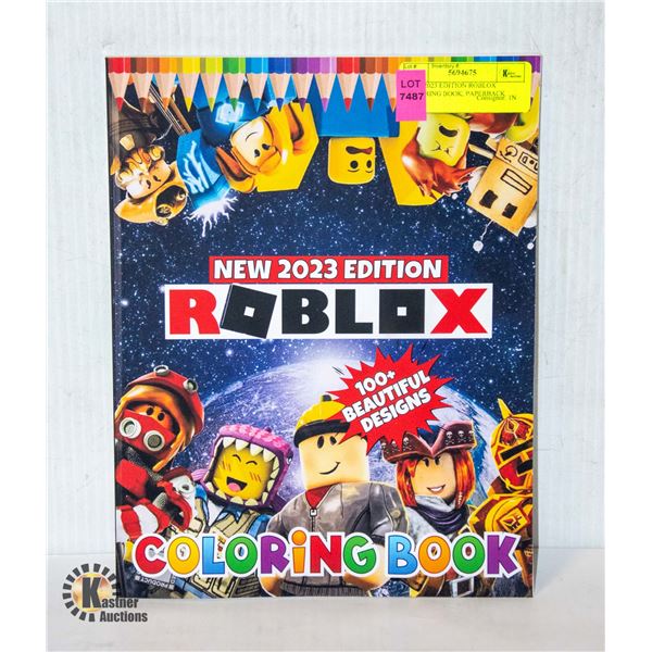 NEW 2023 EDITION ROBLOX COLORING BOOK, PAPERBACK