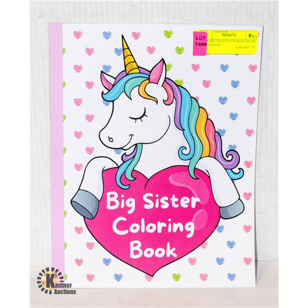 NEW BIG SISTER COLORING BOOK, PAPERBACK