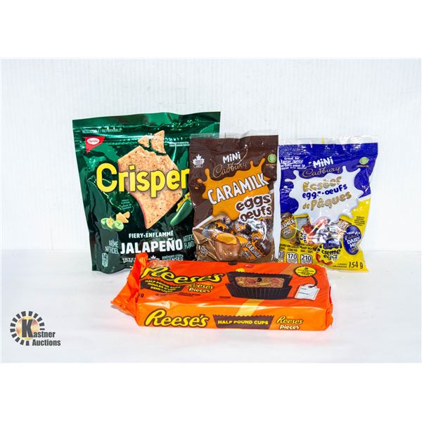 NEW BAG OF MIXED SNACK FOOOD & CHOCOLATE PRODUCTS