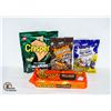 Image 1 : NEW BAG OF MIXED SNACK FOOOD & CHOCOLATE PRODUCTS