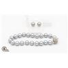 Image 1 : #309-SEA SHELL PEARL BRACELET & EARRINGS