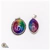 Image 1 : #67-NATURAL RAINBOW SOLAR QAURTZ PENDANT