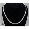 Image 1 : #255-22 INCH SILVER TONE NECKLACE WEIGHS 23.5G