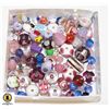 BOX OF MASTER HANDBLOWN GLASS BEADS