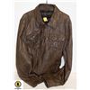 Image 1 : LEVIS BROWN LEATHER JACKET XL