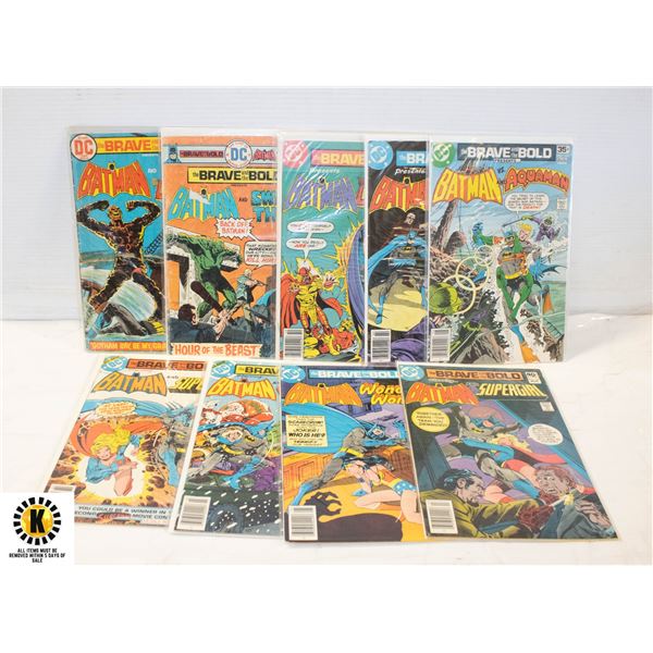 DC BRAVE AND THE BOLD #109-160 COMIC LOT
