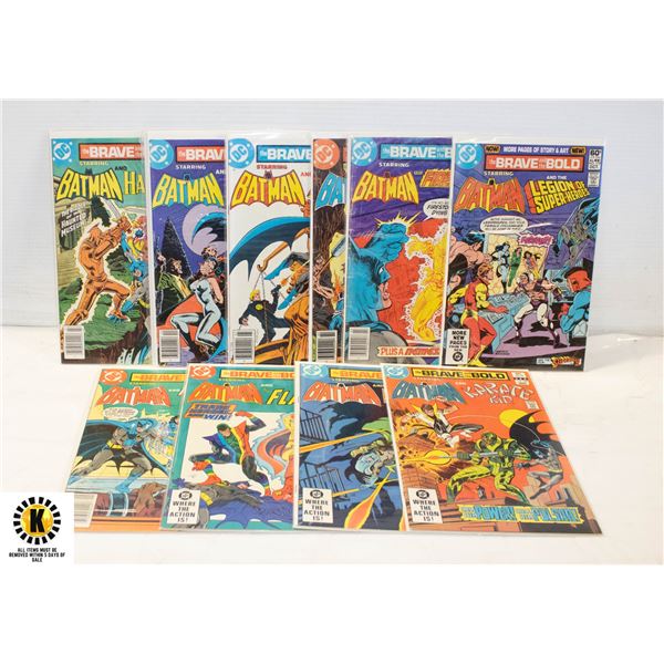 DC BRAVE AND THE BOLD #164-198 COMIC LOT