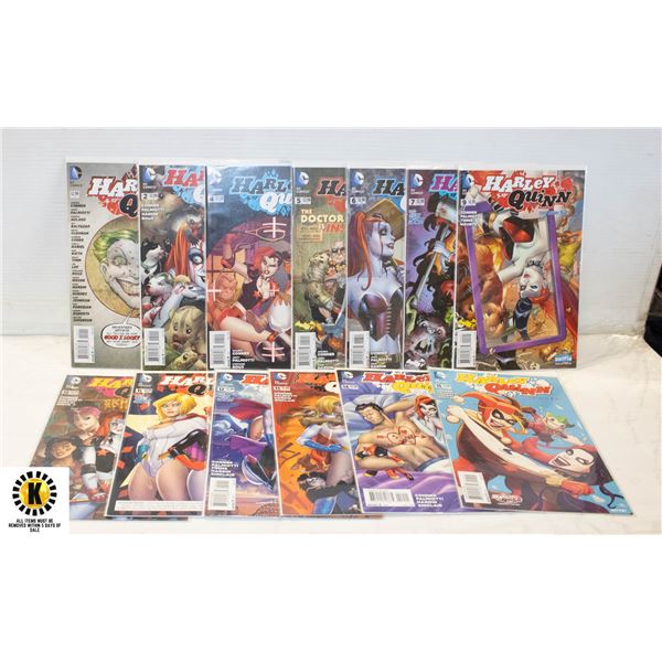 DC HARLEY QUINN #0-15 COMIC LOT, 2014