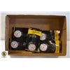 5 PACKS OF DIAL TIRE GAUGE