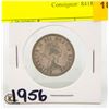 Image 1 : 1956 CANADIAN QUARTER SILVER