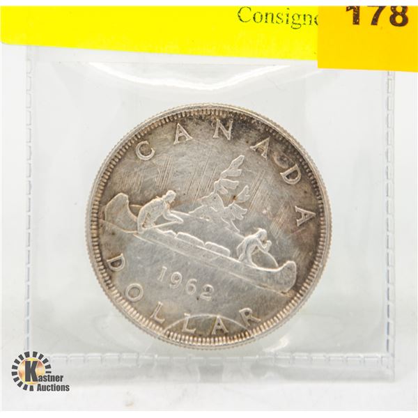 1962 SILVER CANADIAN DOLLAR