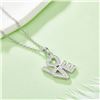 Image 3 : "LOVE" 925 STERLING SILVER MOISSANITE NECKLACE