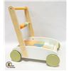 Image 1 : NEWLY ASSEMBLED BABY WALKER W/ BLOCKS