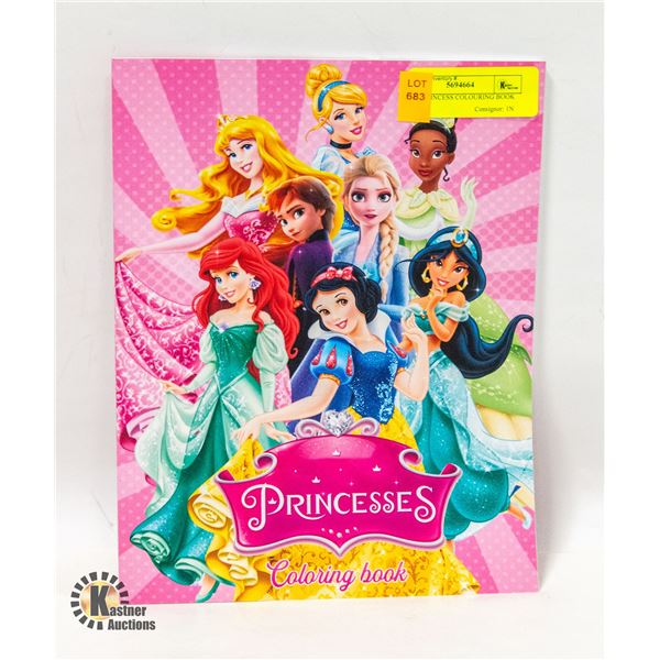 NEW PRINCESS COLOURING BOOK