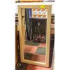 Image 1 : WOOD FRAMED MIRROR 19.5" X 40"